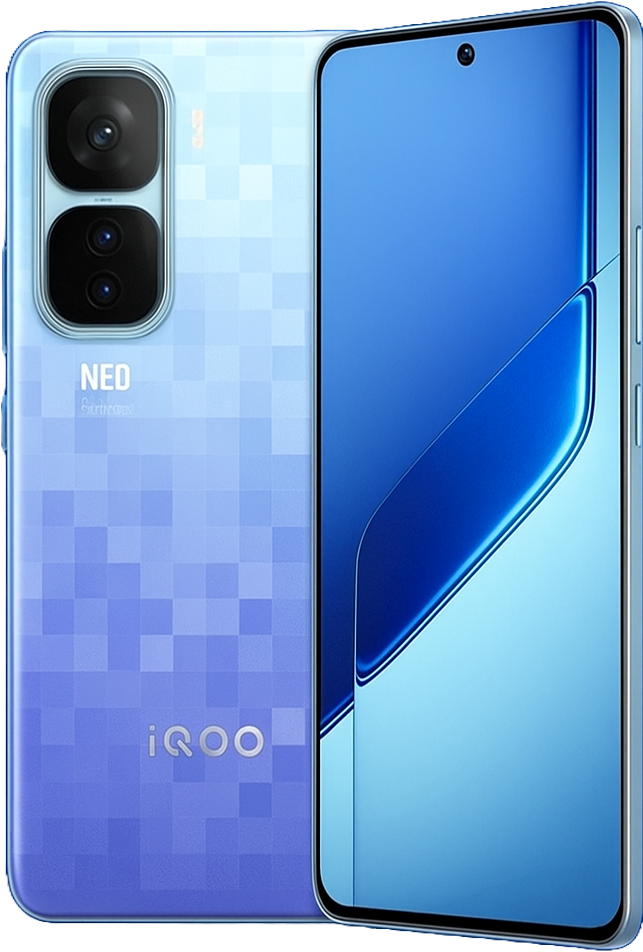 Vivo iQOO Neo 10 Pro+ with 6.78-inch Amoled display, snapdragon 8 Gene Processor, android 14, 50MP Ois Triple camera, 12GB Ram, 5000mAh Battery and 120W fast Charging 5G Smartphone.