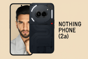 Nothing Phone 2A smartphone with 6.7-inch AMOLED 120Hz display media tek Dimensity 7200 Pro processor Android 14 dual 50MP cameras and transparent Glyph interface design