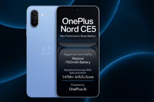 OnePlus Nord CE5 Smartphone With 6.5-inch Amoled 120Hz Display, snapdgragon Processor, oxygenOs, And Triple Rear Camera Setup