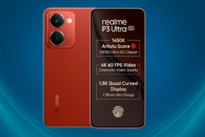 Realme P3 Ultra Smartphone Featuring 6.7-inch Amoled display, 120Hz Refresh Rate, android 14, Media tek dimensity Processor, 108MP Triple Rear Camera, 16 MP Selfie Camara,