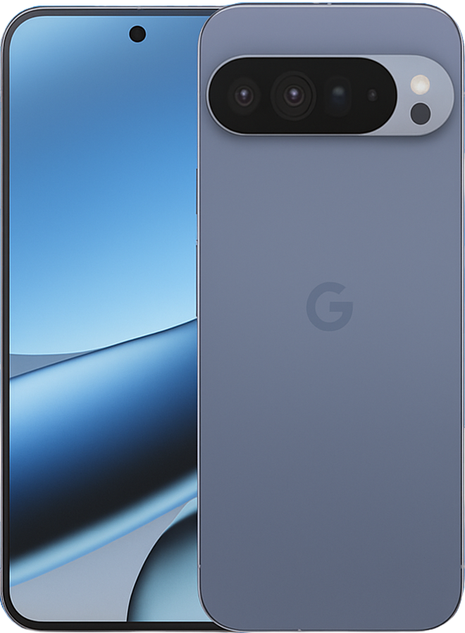 Google Pixel 10 Pro XL smartphone with 6.9-inch LTPO AMOLED 120Hz display, Google Tensor G4 processor, Android 15, triple 50MP AI-powered cameras, 5100mAh battery, fast charging, and 5G connectivity.