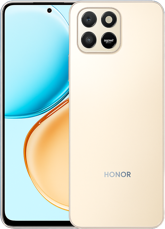 Honor X7d 4G smartphone with 6.74-inch HD+ LCD display, MediaTek Helio G37 processor, Android 12 with Magic UI, 4GB RAM, 128GB storage, 50MP dual rear camera, 5MP selfie camera, 5000mAh battery with 22.5W fast charging, and 4G connectivity.