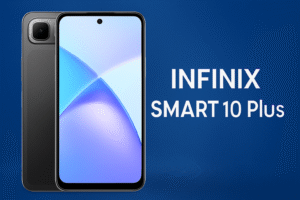 Android 13, 13MP dual back cameras, a 5000mAh battery, a 6.82-inch HD+ display, a Unisoc processor, and 4G connectivity are all features of the Infinix Smart 10 Plus smartphone.