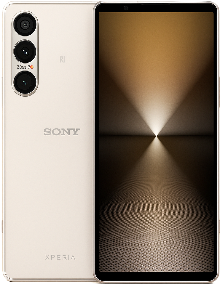 Sony Xperia 1 VI smartphone with 6.5-inch 4K OLED HDR display, Snapdragon 8 Gen 3 processor, Android 14, triple 48MP ZEISS cameras, 5000mAh battery, fast charging, and 5G connectivity.