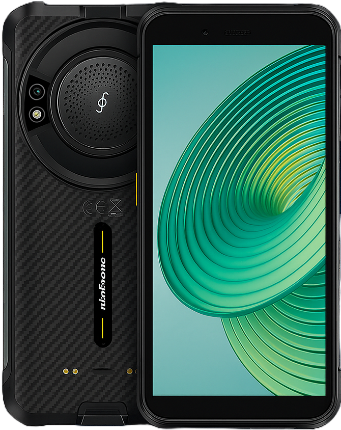 Ulefone RugKing rugged smartphone features a 5.99-inch HD+ display, Unisoc T7255 chipset, Android 15, 8GB RAM, 256GB storage (expandable to 2TB), 9600mAh battery, 18W fast charging, 126dB super-loud speaker, glare flashlight, IP68/IP69K waterproofing, and MIL-STD-810H durability.