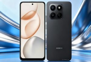 Honor 400 Smart 4G smartphone with 6.5-inch HD+ display, MediaTek processor, Android 12, 13MP dual rear cameras, 4200mAh battery, fast charging, and 4G connectivity.