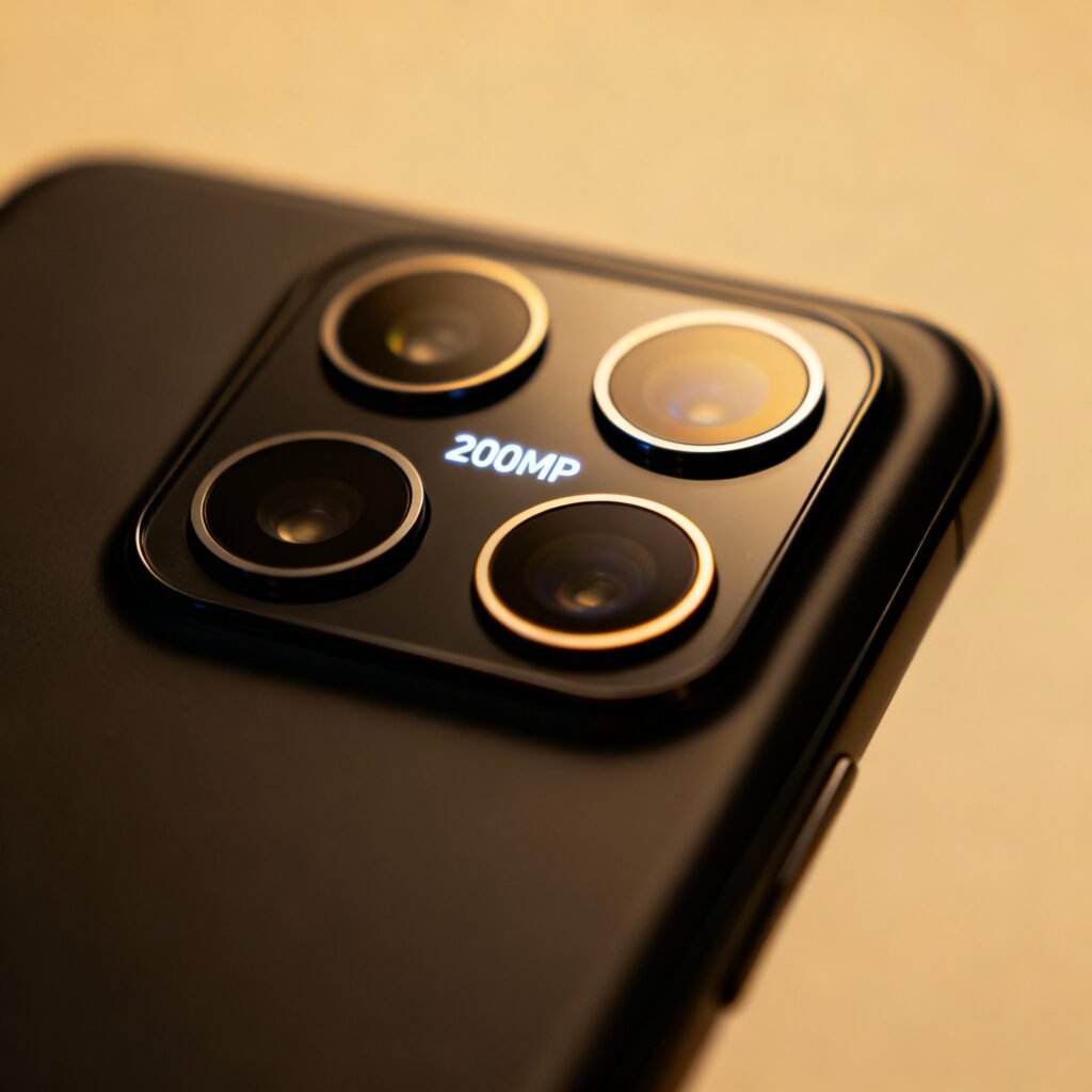 Samsung Galaxy S24 Ultra 5G quad-camera setup highlighting the 200MP main sensor.