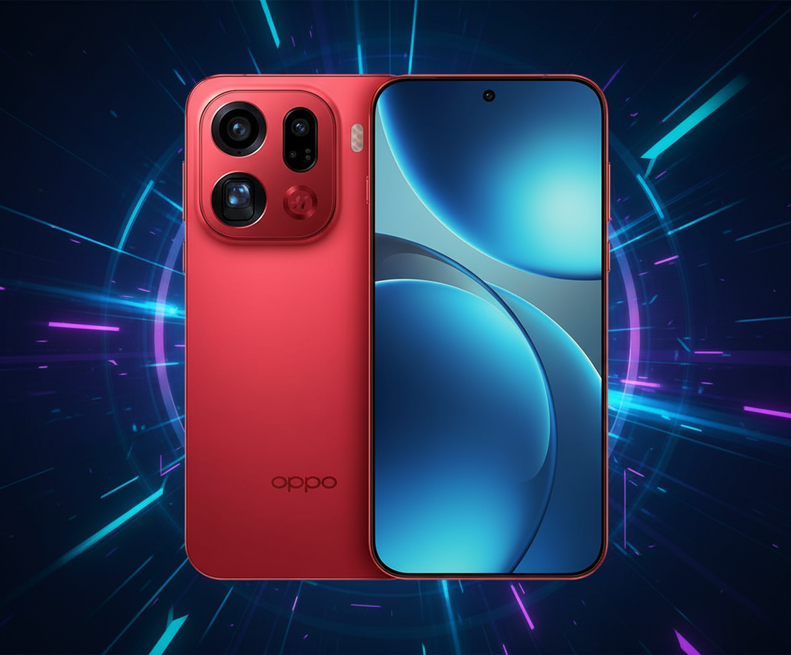 Oppo Find X9 Pro flagship smartphone with 6.82-inch QHD+ AMOLED LTPO display, Snapdragon 8 Gen 3 processor, Android 14, 50MP triple camera with Hasselblad tuning, and 5000mAh battery with 100W fast charging.
