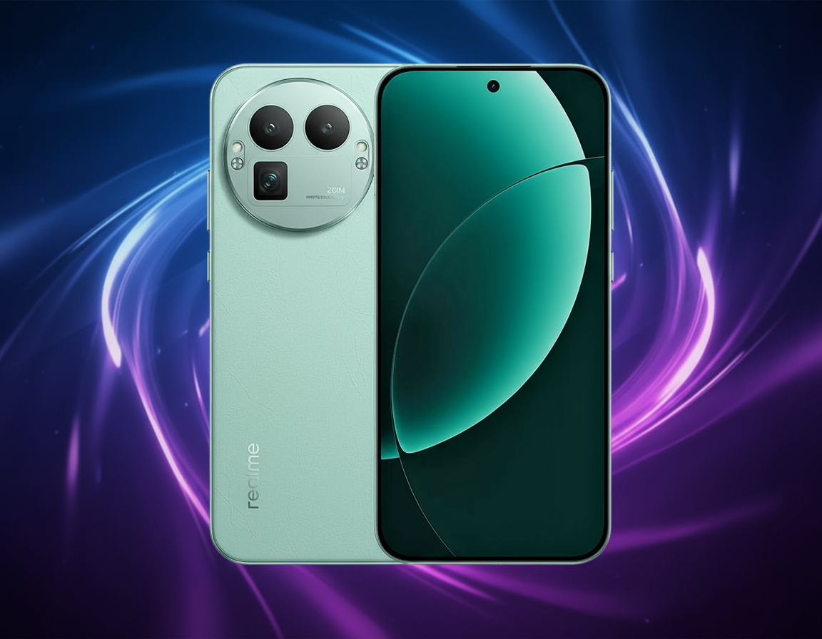 Realme GT8 Pro China smartphone with 6.78-inch AMOLED 1.5K display, Snapdragon 8 Gen 3 processor, 16GB RAM, 1TB storage, 50MP Sony IMX890 triple camera, and 5500mAh battery with 120W fast charging.